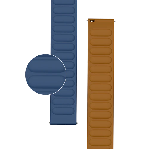 Bounce Magnetic Flow Reversible Dual Tone Silicone Watch Strap 22mm - Image 7