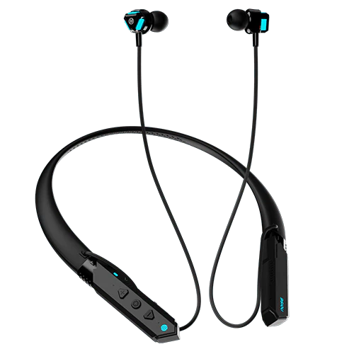 Noise Combat Wireless Gaming Neckband Earphones with Mic - Image 7
