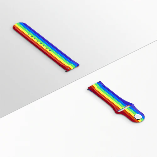 Pride Silicone Watch Strap 22mm - Image 5